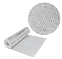 Samolepilna steklena vlakna iz aluminija, toplotno odporna do 450 °C, 100 x 100 cm