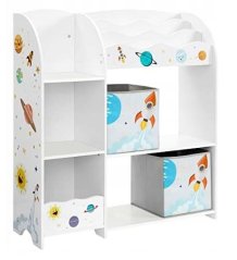 Regal za igrače 100x93x30cm Vesolje