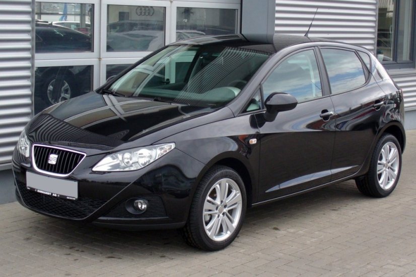 Könyöktámasz Seat IBIZA 4 (6J), fekete, textil borítás