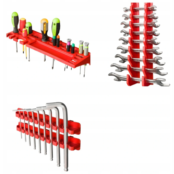 Stena za orodje 78x78cm + 21 škatel
