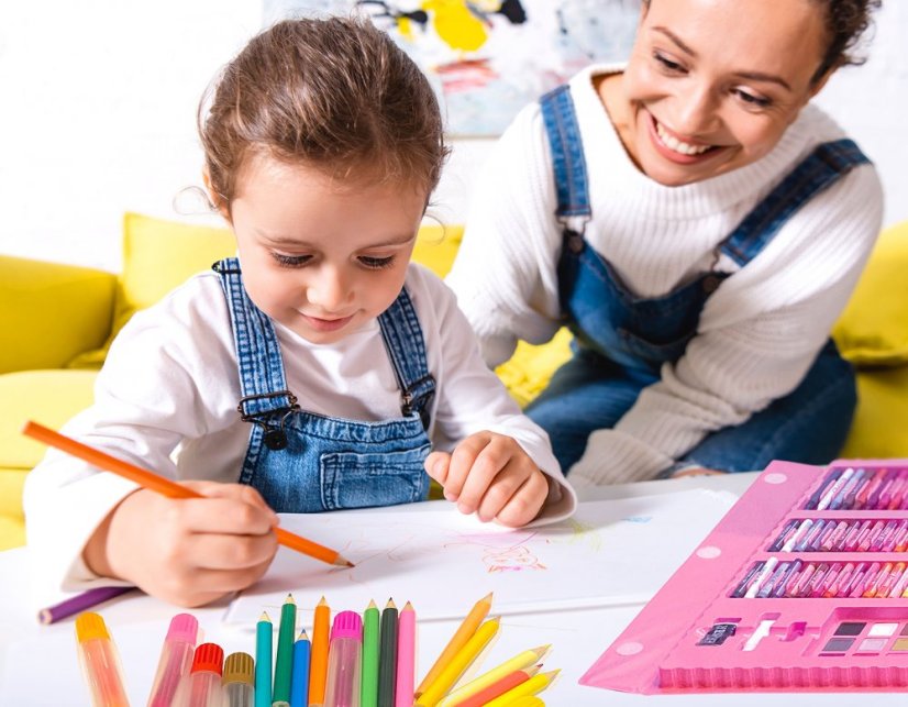 Ružová sada na maľovanie pre deti 176ks KID ART