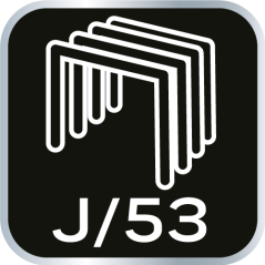 Klammern, Typ J, 6 mm, 2000 Stück 16-506