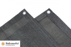 Balkonabschirmung  1x5m 90% Balcone Dark Grey