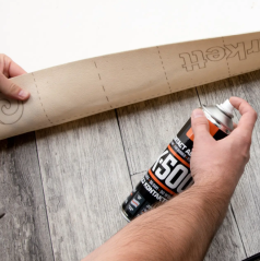 Bitmat K-500 контактно лепило спрей за пяна, каучук и подови настилки