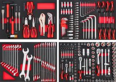 Kompletter Werkzeugsatz für Werkstattwagen 79156 79156-KOMPLET