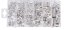 Aluminijske zakivne matice M3 M4 M5 M6 M8 M10 150 kom TA4095