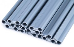 Befestigungsklammern für Schattenband 19 cm, grau, 20 Stück