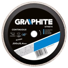 Dijamantni disk, 200 x 25,4 mm, kontinuirani rub 57H874
