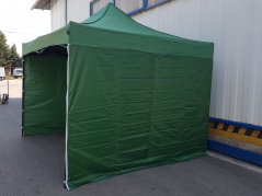 Nožnicový stan 3x3 zelený SQ