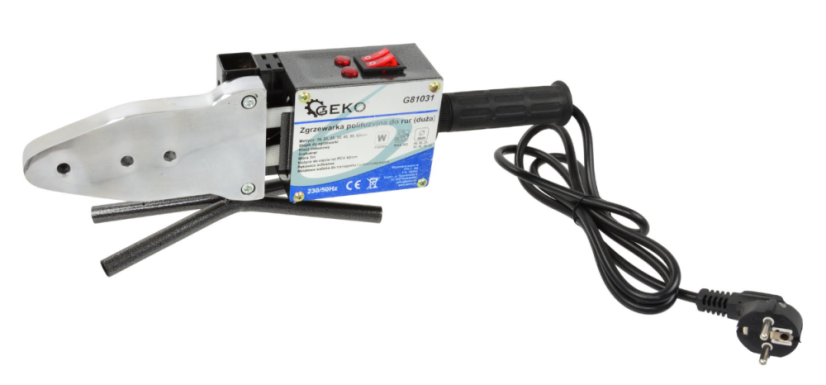 Aparat de sudură Polyfusion pentru țevi din plastic 16-63mm 1500W G81031