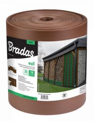 Beschattungsfolie für Zaun 19cm x 26m Braun 1200g/m2