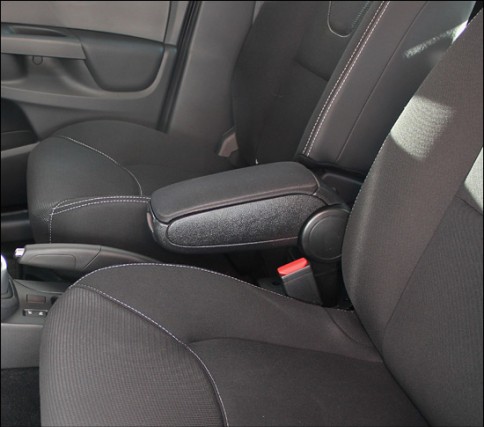 Armlehne Renault CLIO 4, schwarz, Stoffbezug