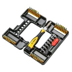 Burghie de precizie cu mandrină, 37 buc. 39D343