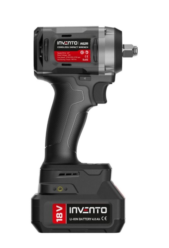 Akumulatorski udarni ključ 18 V 680 Nm + 2x4,0 Ah baterije A62R 1/2"