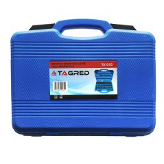 Sada pro montáž a demontáž ložisek a pouzder, stahovák ložisek, adaptéry lisů 18-74 mm, 52 ks TA1092