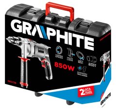 Ütvefúrógép, 850 W, 13 mm-es tokmány 58G728