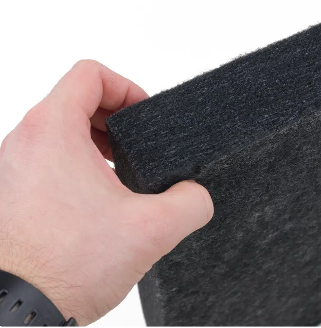 Akustický panel polyester 50x50cm, tloušťka 4cm, černý