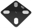 Analytische Personenwaage Bluetooth Black Shape