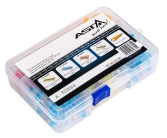 Zsugorcsatlakozó készlet ónnal  151db A-TC534