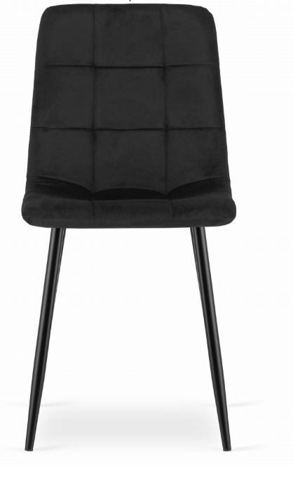 Bársony étkezőszék Black Luxury