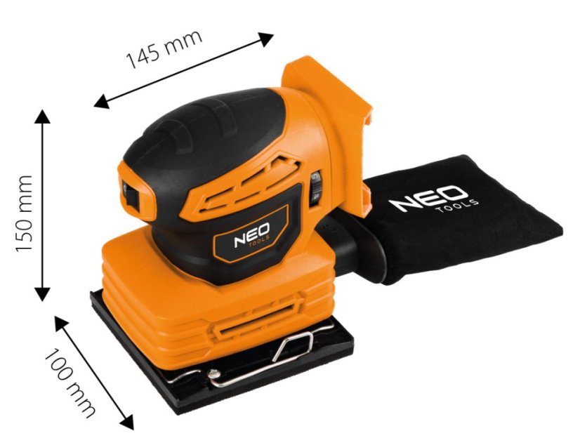 Orbitális csiszológép 3in1 Energy+, 18V akkumulátor nélkül 04-623
