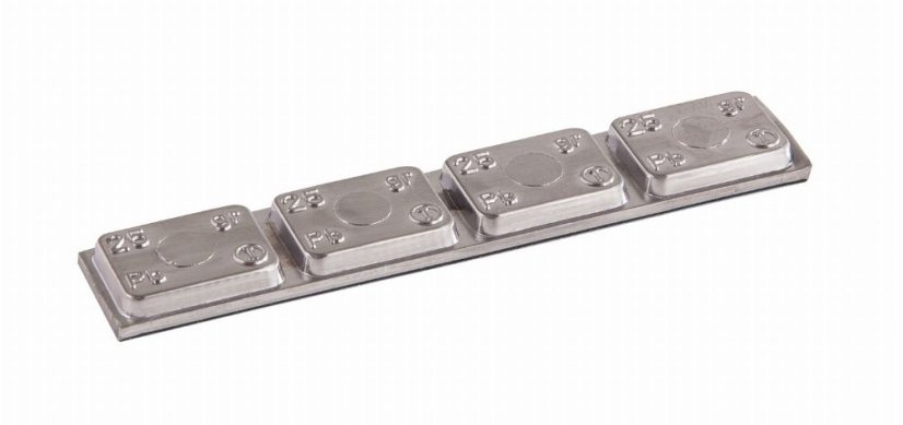 100g (4x 25g) Cargo olovni ljepljivi uteg za kotače