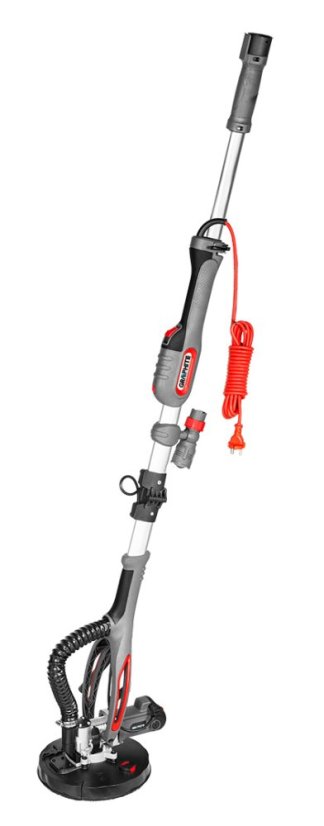 Gipszcsiszoló 710W, 215 mm, kerek és háromszögletű láb, fáklya 59G264