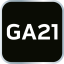 Verzinkte Heftklammern für Druckluft-Heftgeräte (14-572), GA21, Typ 80 (380), Länge 12 mm, 4000 14-613
