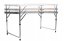 Kemping asztal 120x60cm és 4 db szék White