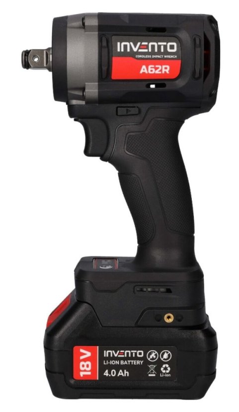 Akumulatorski udarni ključ 18 V 680 Nm + 2x4,0 Ah baterije A62R 1/2"