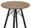 Kör asztal ANELLO Dark Ash 60cm