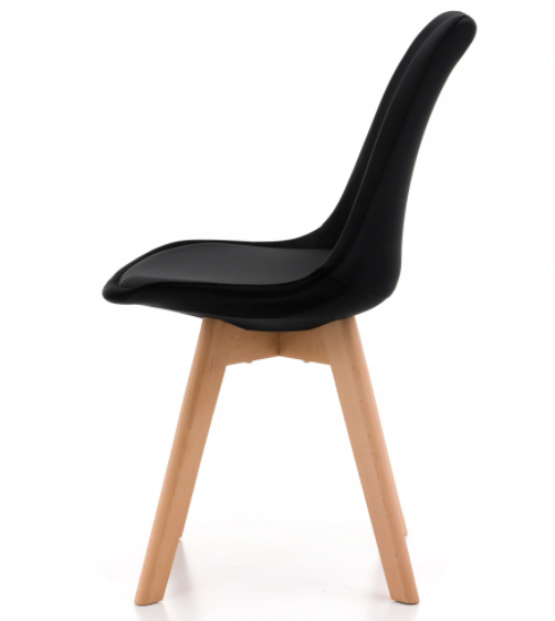 Esszimmerstuhl samt skandinavischer Stil Black Glamor