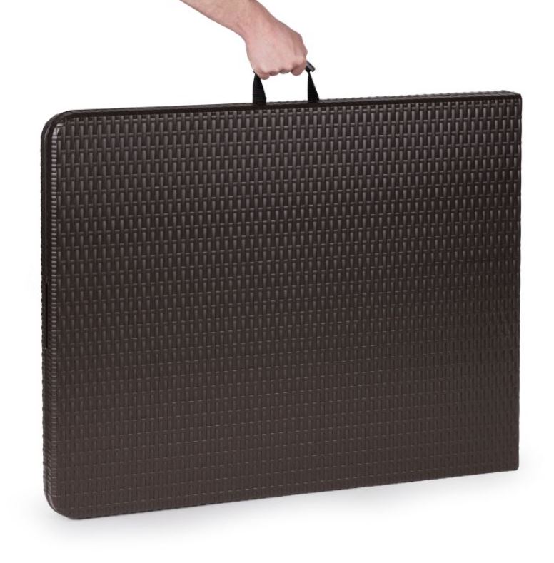 Masă pliabilă catering 180cm Brown Rattan