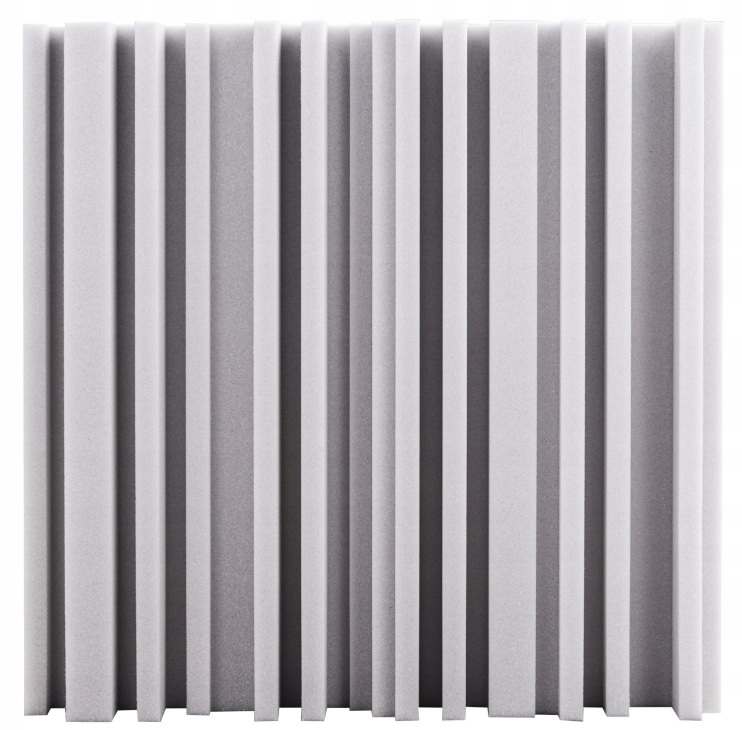 Akustický panel Equalizer 50x50cm, tloušťka 7cm, světle šedý