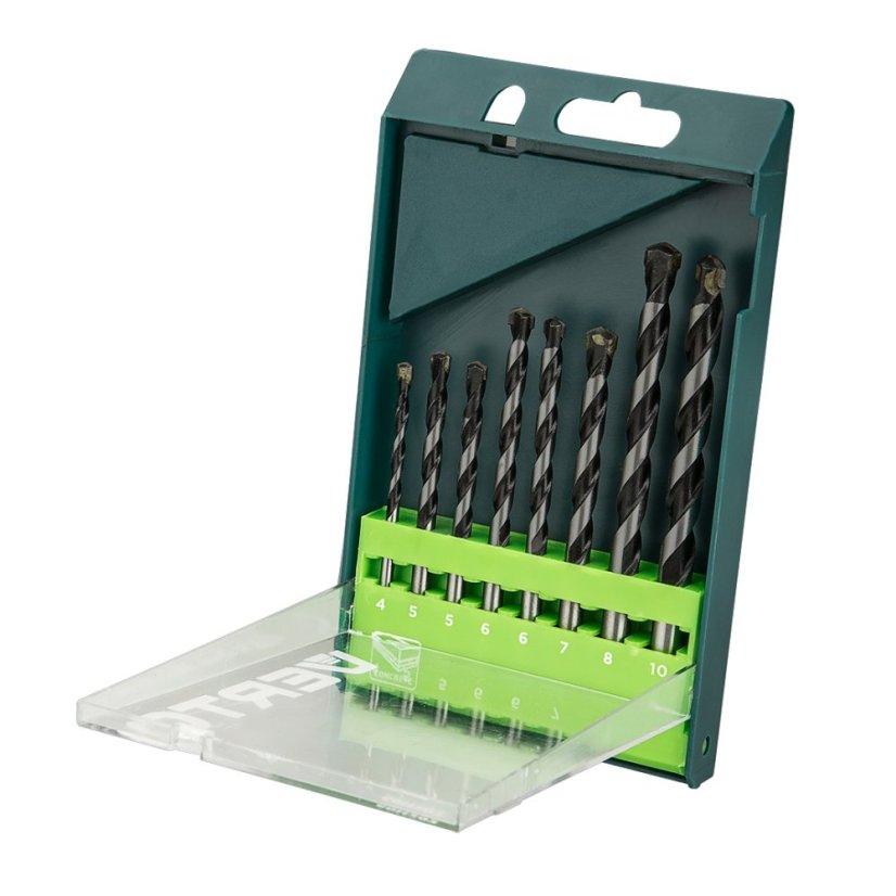 Satz Betonbohrer 8 Stück - 4, 5, 5, 6, 6, 7, 8, 10 mm 60H302