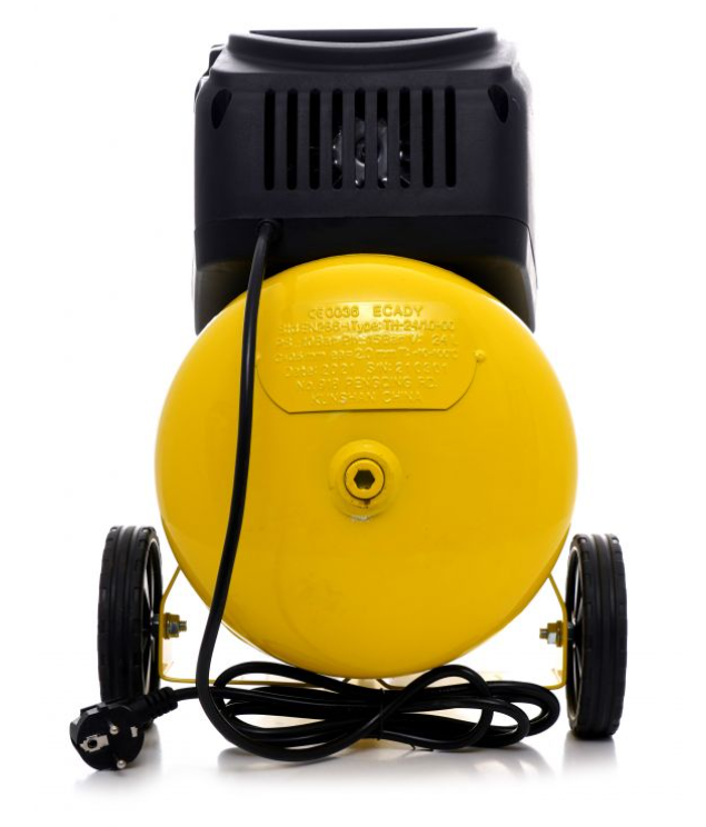 Olajmentes Légkompresszor 24L, 8 bar, 1.1 kW, 1.5 HP, 230V, Kompakt, Műhelybe/Autóipari célra, KD1416 Kraft&Dele