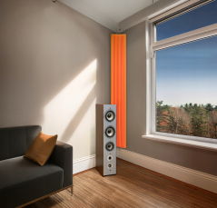 Бас акустична капана, квадратна, 100x28cm, оранжева