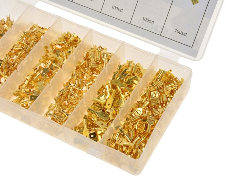 Autókábel csatlakozó készlet 600 db G02829