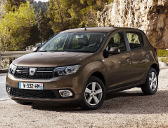 Loketní opěrka Dacia SANDERO 2016+, černá, eko-kůže