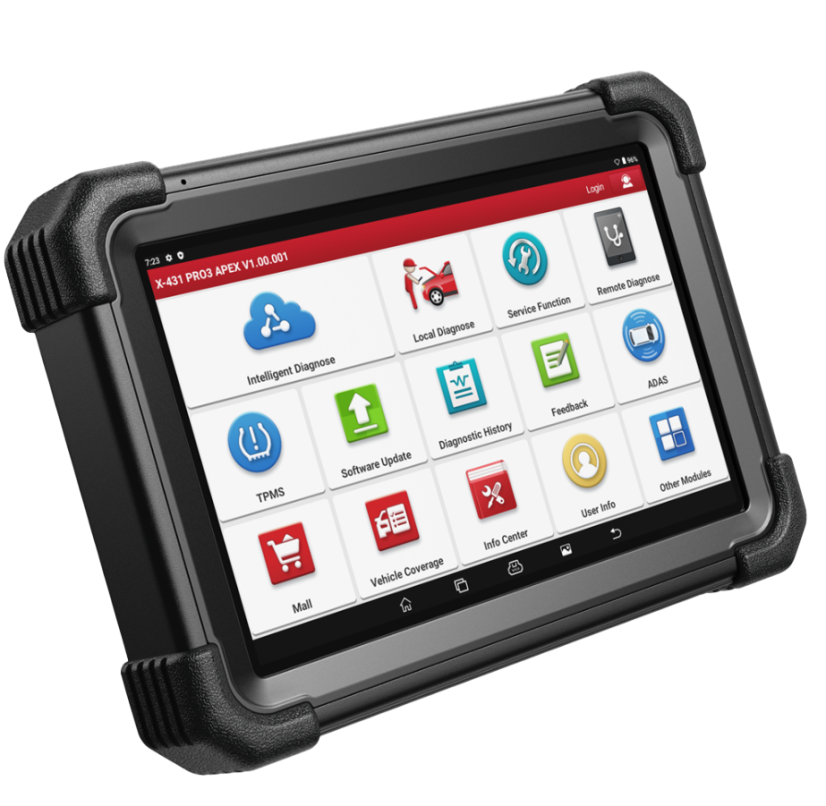 anco Autodiagnoză LAUNCH X431 PRO3 APEX 2026 + set de adaptoare pentru