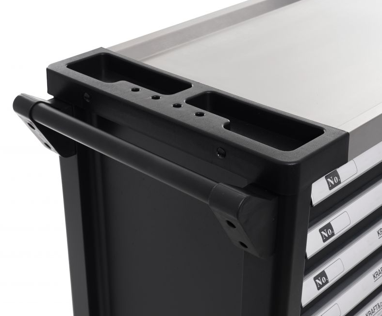 Werkzeugwagen für Werkstätten 299 Stück - 7 Schubladen + Schrank KD1068