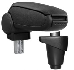 Cotieră Fiat 500 L, husă textilă, neagră