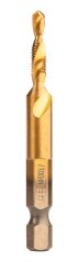 Satz Bohrer mit HSS TiN Gewinde, M3 - M10, Sechskant, 6-tlg. 08-959