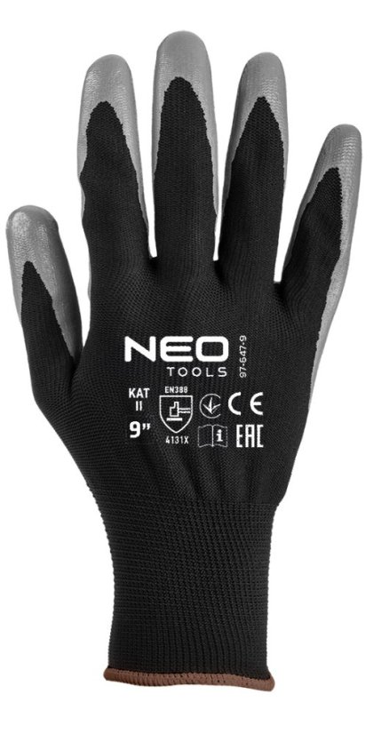 Arbeitshandschuhe, ntrylemx-beschichtetes Polyester, 4131X, Größe 9 97-647-9