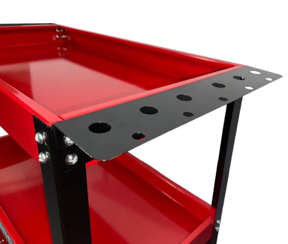 Cărucior de atelier cu 3 rafturi 140kg Invento