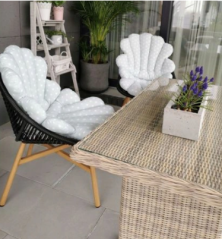 Perne pentru scaun Blue Stars Shell