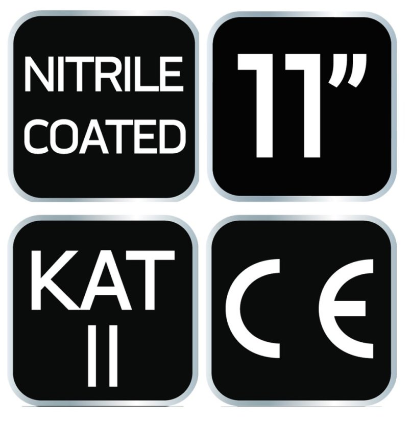 Arbeitshandschuhe, Nylon, gepunktet mit Nieten, 4131X, Größe 11 97-621-11