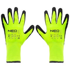 Izolované pracovní rukavice, nylon s latexovým povlakem, 4142X, velikost 8 97-613-8