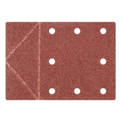 Brusni papir 115 x 160 mm, rupe, perforacija za zatvaranje pukotine. K60, 3 kom. 55H814