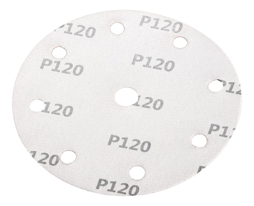 Csiszolókorongok 150 mm, P120, 5 db, 9 lyukkal a 04-721 08-994-hez